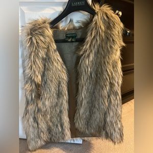 Lauren by Ralph Lauren Fur Vest